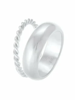 Elli PREMIUM Schmuck<Damen Ring silber uni