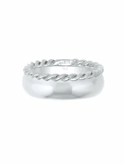 Elli PREMIUM Schmuck<Damen Ring silber uni