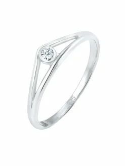 Elli Diamonds Schmuck<Damen Ring silber uni