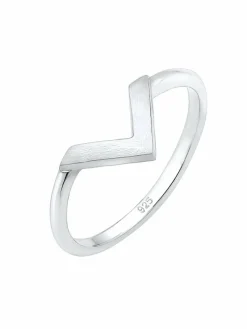 Elli Schmuck<Damen Ring silber uni