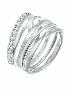 Elli Schmuck<Damen Ring silber uni