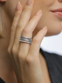 Elli Schmuck<Damen Ring silber uni