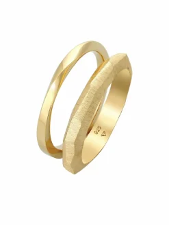 Elli PREMIUM Schmuck<Damen Ring gold uni
