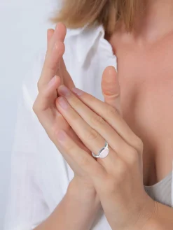 Elli Schmuck<Damen Ring rosa uni