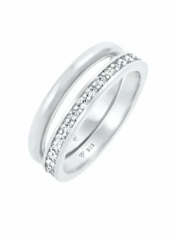 Elli Schmuck<Damen Ring silber uni