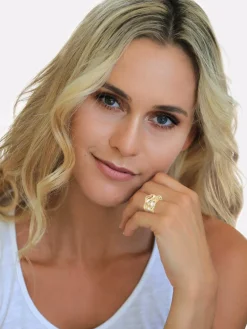 Nenalina Schmuck<Damen Ring gold uni