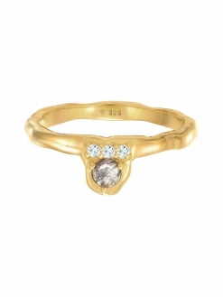 Elli PREMIUM Schmuck<Damen Ring gold uni
