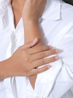 Elli PREMIUM Schmuck<Damen Ring gold uni