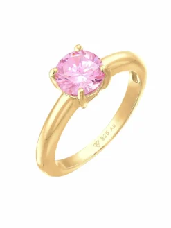 Elli Schmuck<Damen Ring rosa uni