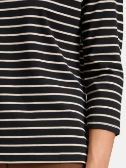 Betty Barclay Shirts & Tops<Damen Ringelshirt schwarz mehrfarbig gestreift