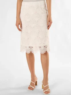 comma Röcke<Damen Rock weiß uni