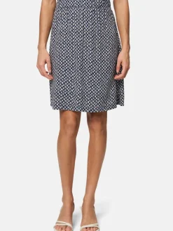 zero Röcke<Damen Rock blau gemustert