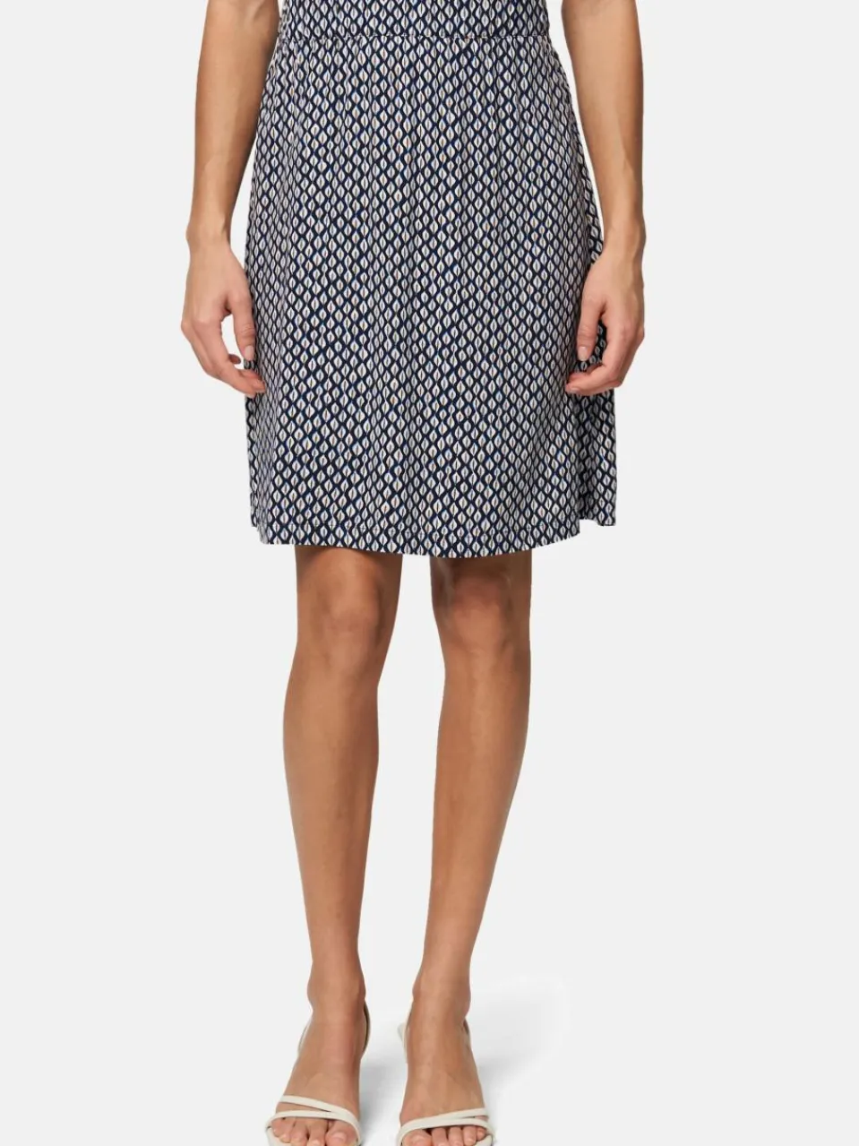 zero Röcke<Damen Rock blau gemustert