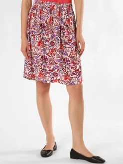 Marie Lund Röcke<Damen Rock ecru pink gemustert