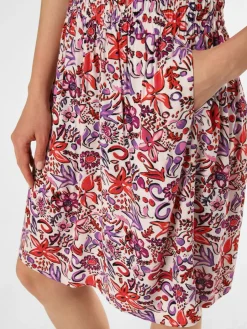 Marie Lund Röcke<Damen Rock ecru pink gemustert