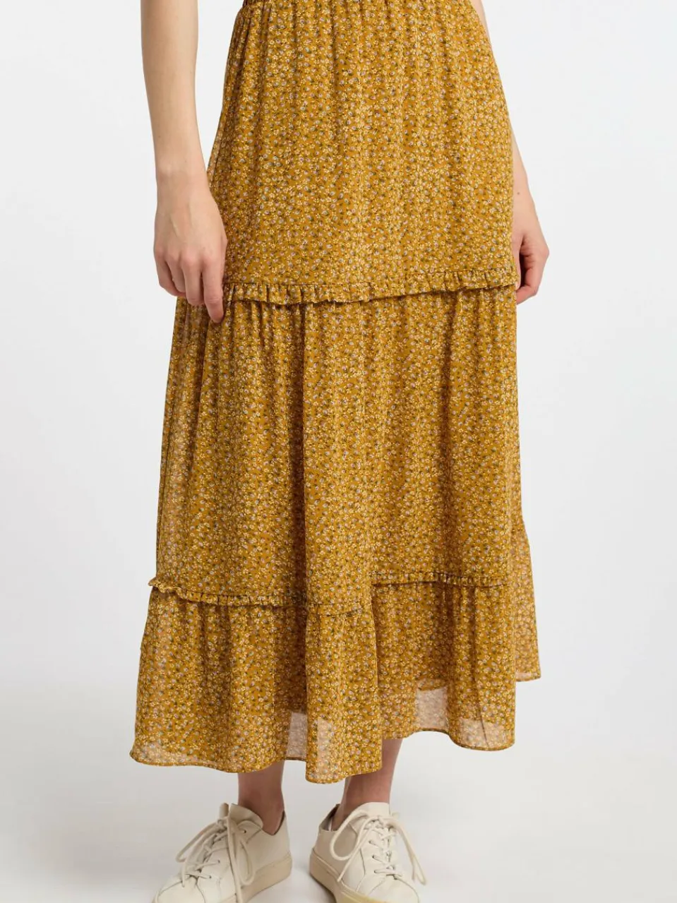 Dreimaster Röcke<Damen Rock gelb gemustert