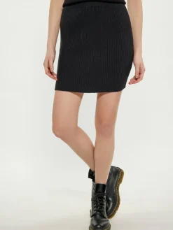 MyMo Röcke<Damen Rock schwarz uni