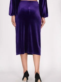 Faina Röcke<Damen Rock lila uni