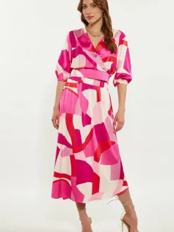 Faina Röcke<Damen Rock pink uni