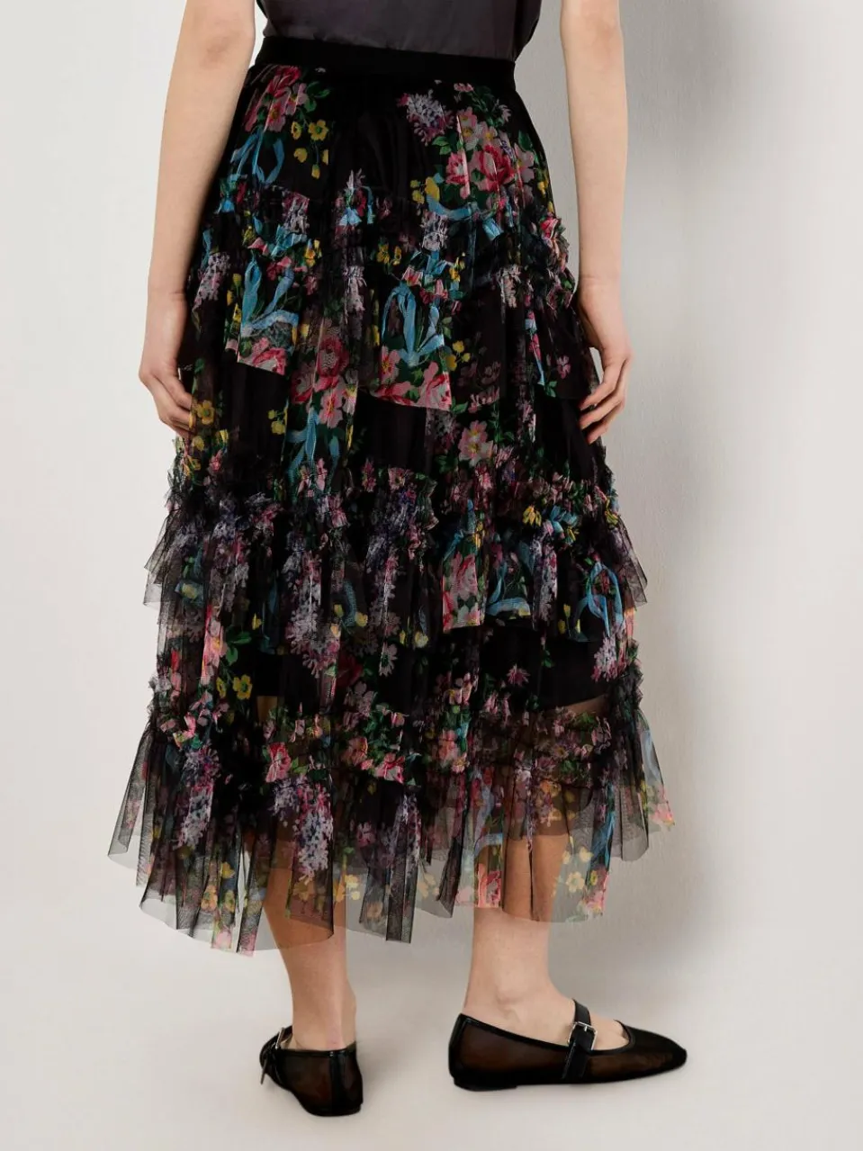 Apricot Röcke<Damen Rock schwarz gemustert