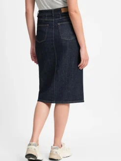 More & More Röcke<Damen Rock rinsed uni