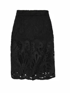 Faina Röcke<Damen Rock schwarz gemustert