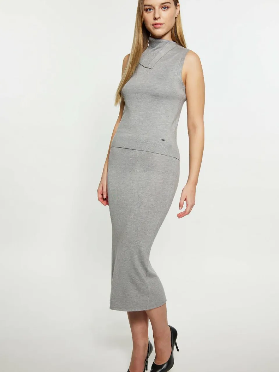 Dreimaster Röcke<Damen Rock grau uni