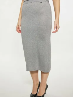 Dreimaster Röcke<Damen Rock grau uni