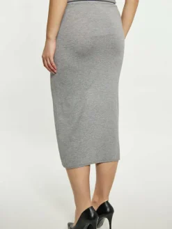 Dreimaster Röcke<Damen Rock grau uni