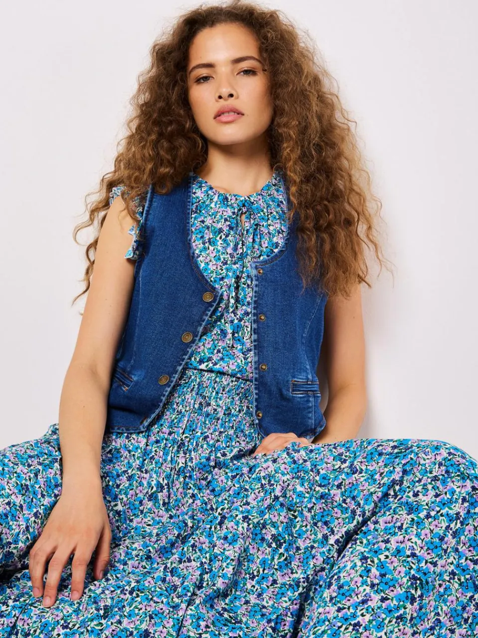 Apricot Röcke<Damen Rock beige gemustert