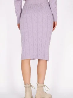 Dreimaster Röcke<Damen Rock lila uni