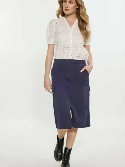 Dreimaster Röcke<Damen Rock marine uni