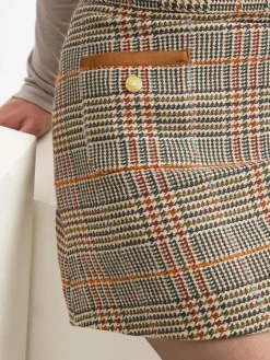 Tommy Hilfiger Röcke<Damen Rock beige mehrfarbig gemustert