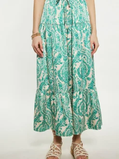 IZIA Röcke<Damen Rock grün gemustert