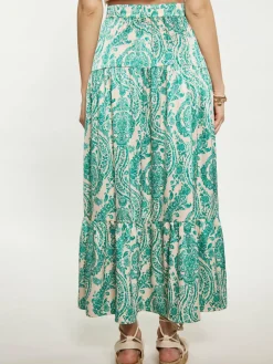 IZIA Röcke<Damen Rock grün gemustert