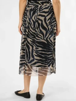 Franco Callegari Röcke<Damen Rock marine beige gemustert