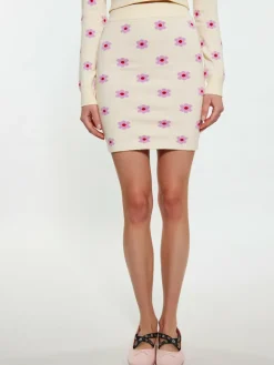 MyMo Röcke<Damen Rock beige gemustert