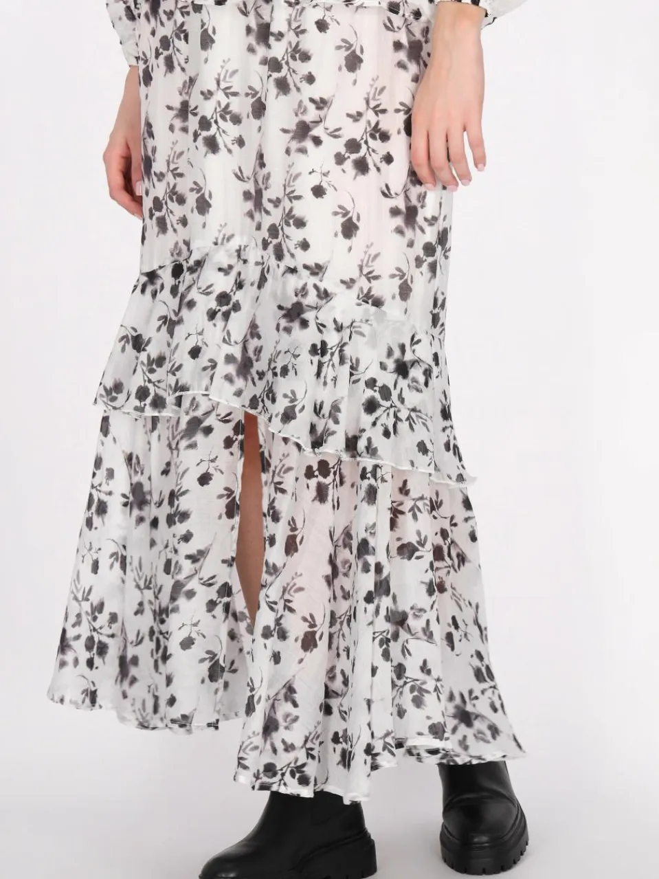 Dreimaster Röcke<Damen Rock weiß gemustert