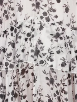 Dreimaster Röcke<Damen Rock weiß gemustert