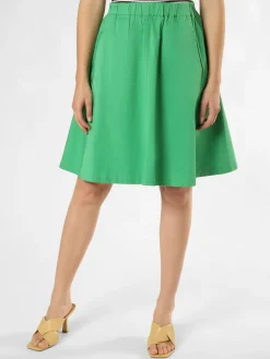 Marie Lund Röcke<Damen Rock gras uni