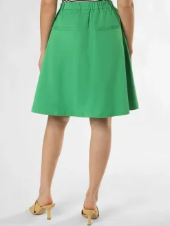 Marie Lund Röcke<Damen Rock gras uni