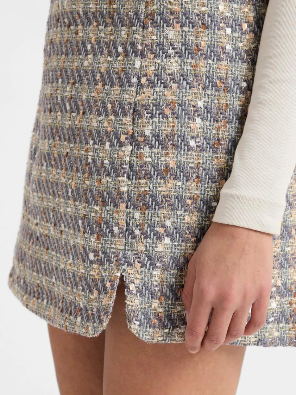 Y.A.S Röcke<Damen Rock - YASSiraz grau braun gemustert