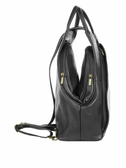 piké Taschen & Rucksäcke<Damen Rucksack schwarz uni