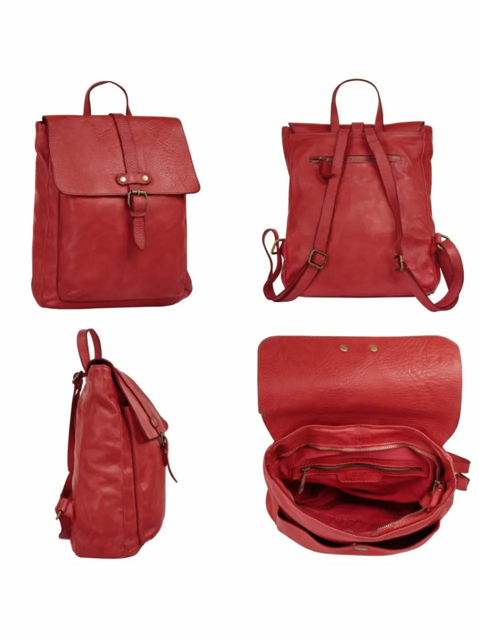 Samantha Look Taschen & Rucksäcke<Damen Rucksack rot uni