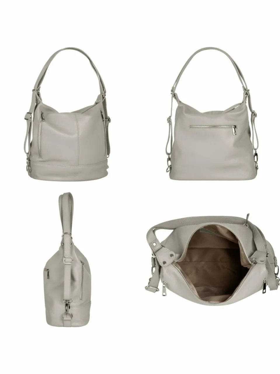 Samantha Look Taschen & Rucksäcke<Damen Rucksack grau uni