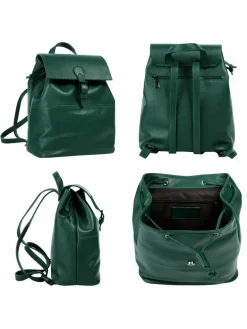Cluty Taschen & Rucksäcke<Damen Rucksack grün uni