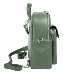 Cluty Taschen & Rucksäcke<Damen Rucksack grün uni