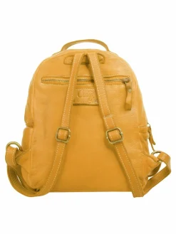 Cluty Taschen & Rucksäcke<Damen Rucksack gelb uni