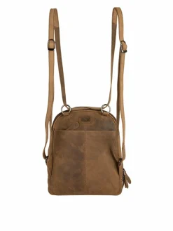 BAGAN Taschen & Rucksäcke<Damen Rucksack braun uni