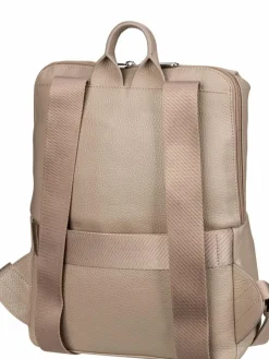 Mandarina Duck Taschen & Rucksäcke<Damen Rucksack - Mellow Leather Squared Backpack FZT38 beige uni